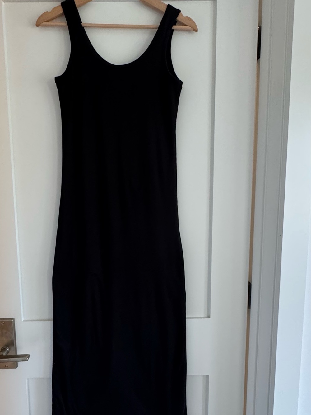 BUMPSUIT The Maternity Black Double Lined Brushed Jersey Midi Dress Size S